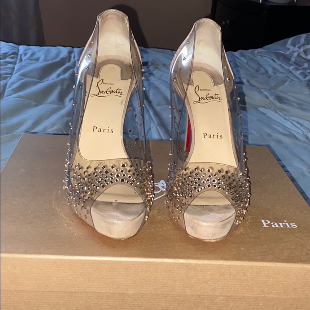 Christian Louboutin avery Strass Heels